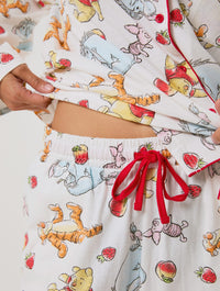 Disney Winnie The Pooh Fruit Pyjama Set with Scrunchie Lingerie & Nightwear Skinnydip London