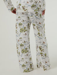 Disney Winnie The Pooh Hundred Acre Wood Pyjama Set with Scrunchie Lingerie & Nightwear Skinnydip London