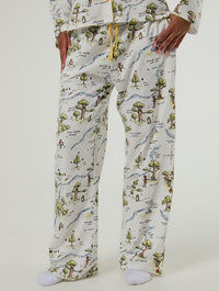 Disney Winnie The Pooh Hundred Acre Wood Pyjama Set with Scrunchie Lingerie & Nightwear Skinnydip London