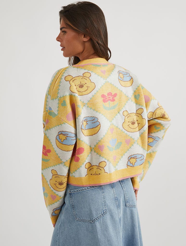 Disney Winnie The Pooh Knitted Cardigan Jumpers & Cardigans Skinnydip London