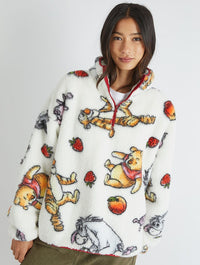 Disney Winnie The Pooh Longline Fleece Coats & Jackets Skinnydip London