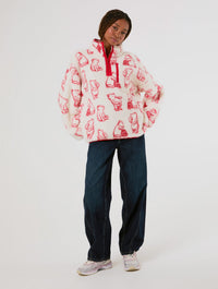 Disney Winnie the Pooh Outline Fleece Jacket Clothing : Jacket : Outerwear Skinnydip London