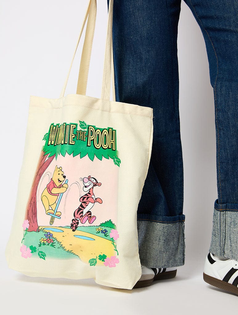 Disney Winnie The Pooh Poster Tote Bag Printed Tote Bags Skinnydip London