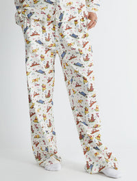 Disney Winnie The Pooh Pyjama Set in Ecru Lingerie & Nightwear Skinnydip London