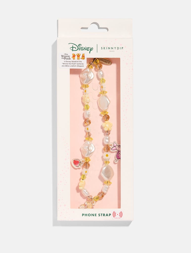 Disney Winnie The Pooh Strawberry Beaded Strap Phone Grips Skinnydip London
