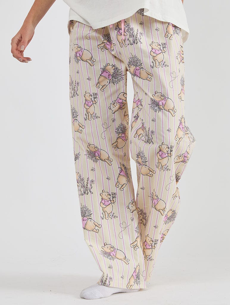 Disney Winnie the Pooh Striped Pyjama Set Lingerie & Nightwear Skinnydip London