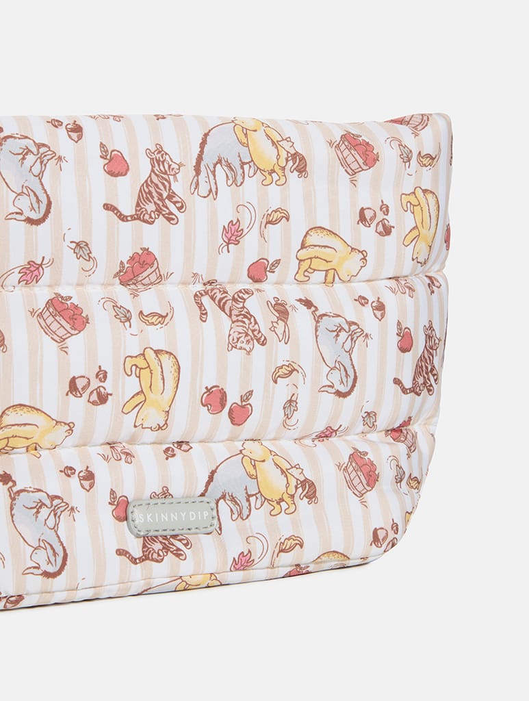 Disney Winnie the Pooh Vintage Stripe Pillow Pouch Makeup Bags & Wash Bags Skinnydip London