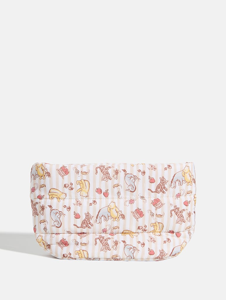 Disney Winnie the Pooh Vintage Stripe Pillow Pouch Makeup Bags & Wash Bags Skinnydip London