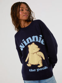 Disney Winnie the Pooh Winnie Knit Jumper Jumpers & Cardigans Skinnydip London