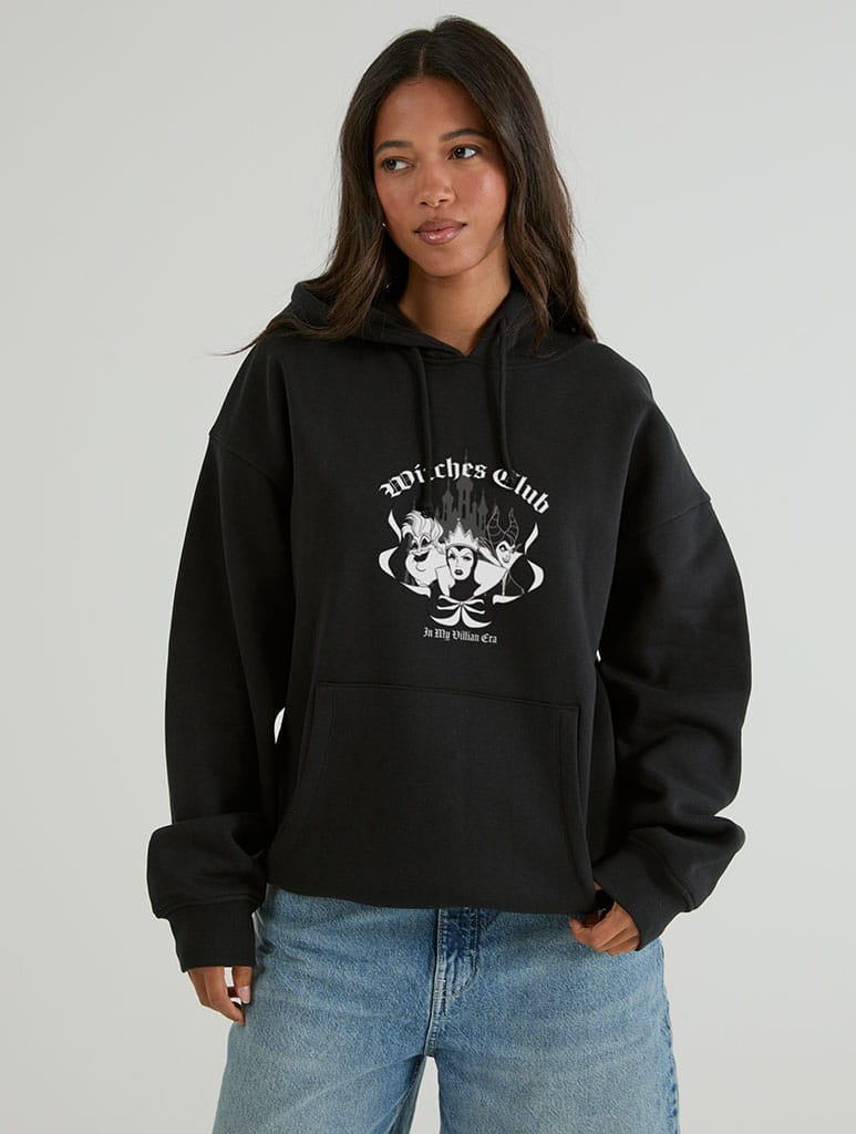 Disney Witches Club Hoodie In Black Hoodies & Sweatshirts Skinnydip London
