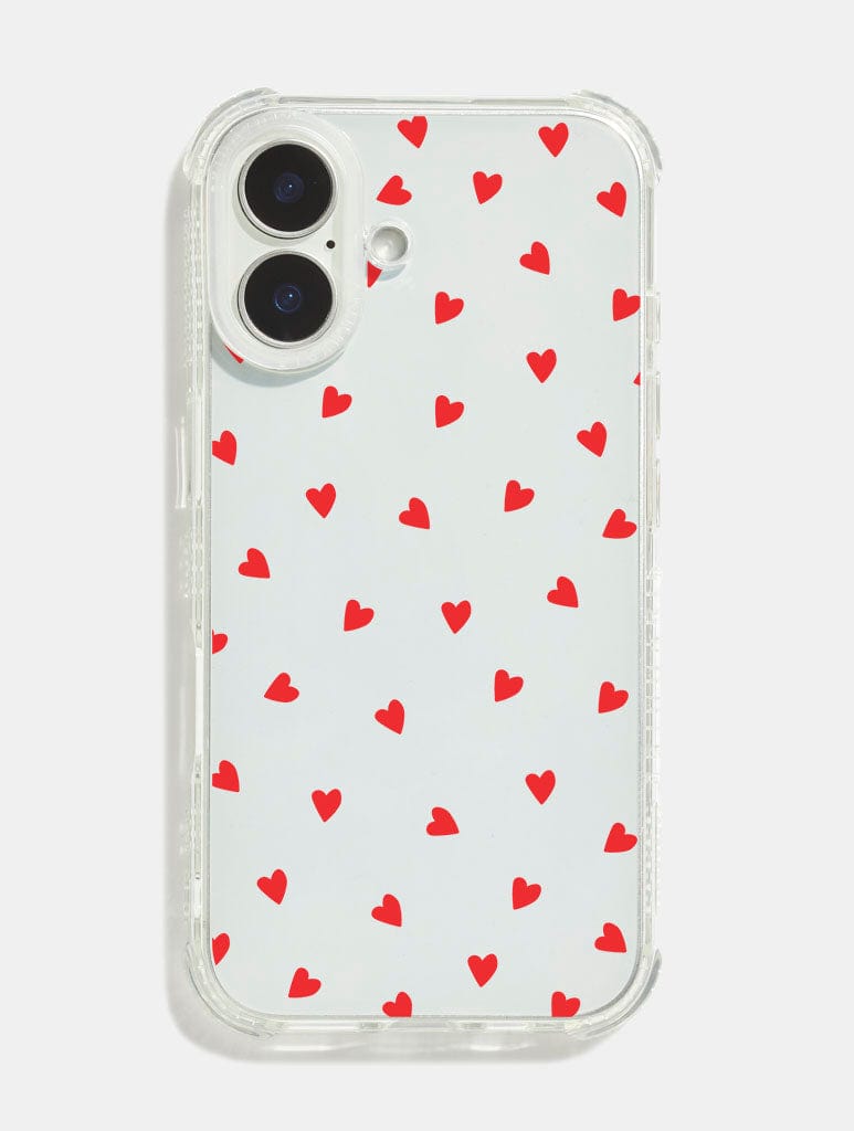 Ditsy Heart Shock iPhone Case Phone Cases Skinnydip London