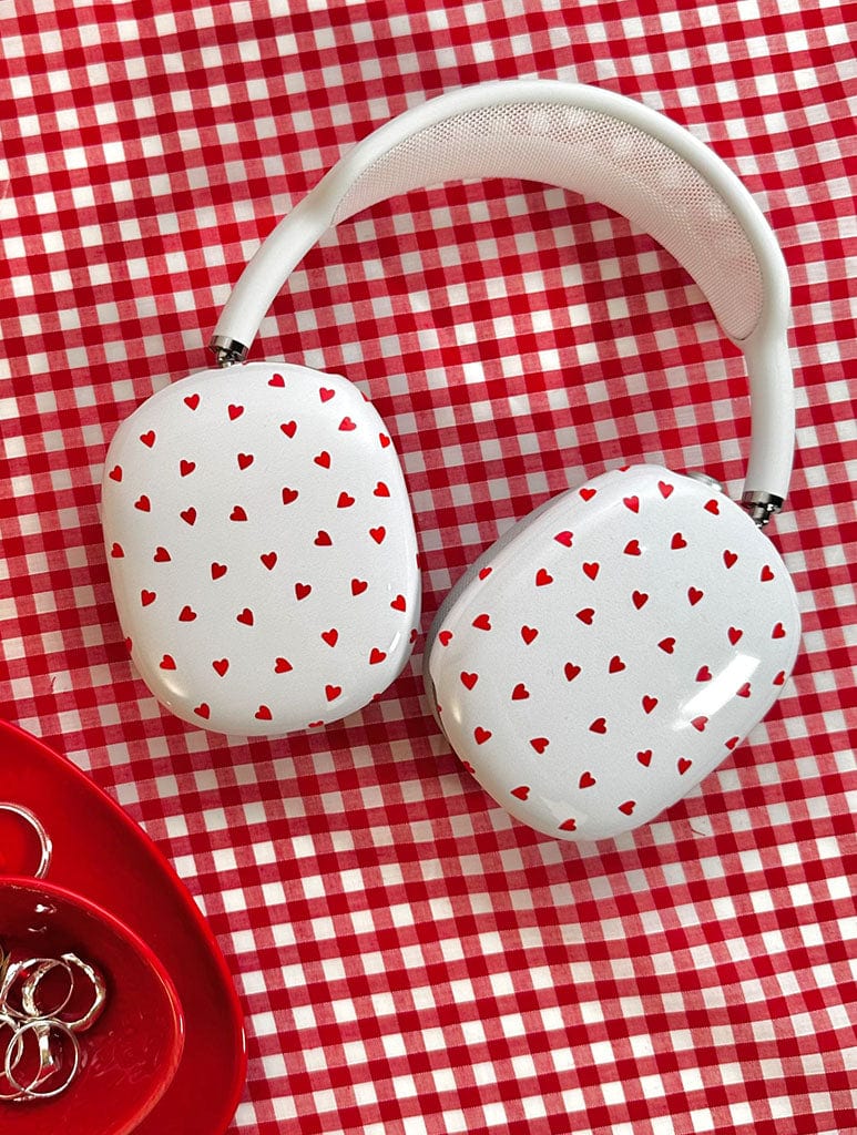 Ditsy Hearts AirPods Max Case in Gloss AirPods Cases Skinnydip London