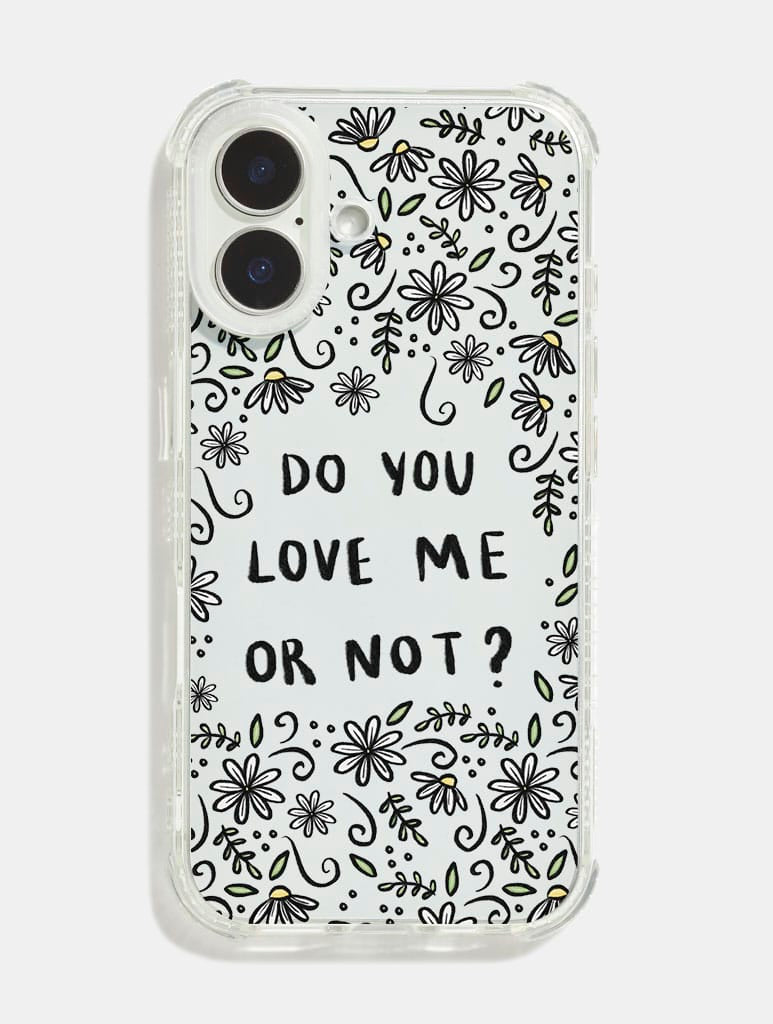 Do You Love Me Or Not Shock iPhone Case Phone Cases Skinnydip London