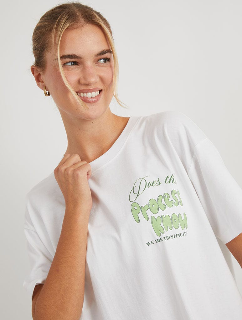 Does The Process Know We Are Trusting It T-Shirt Tops & T-Shirts Skinnydip London