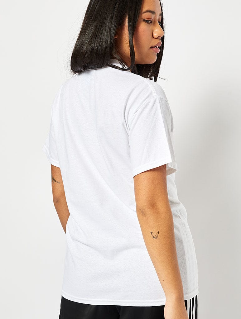 Don't Be Jealous T-Shirt In White Tops & T-Shirts Skinnydip London