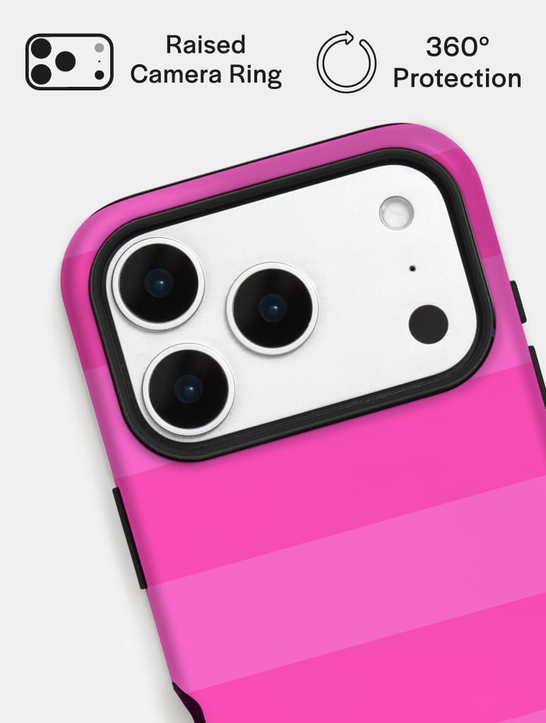 'E' Initial Patterned Pink Ultra Protective iPhone Case Phone Cases Skinnydip London