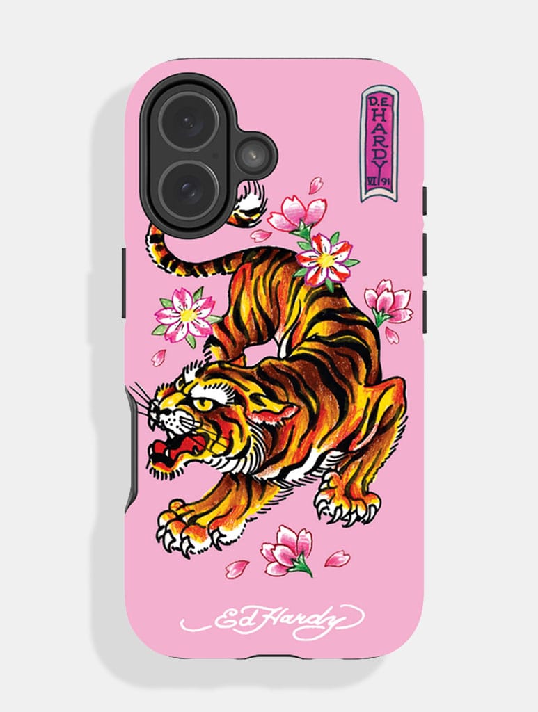 Ed Hardy x Skinnydip Pink Tiger Ultra Protective iPhone Case Phone Cases Skinnydip London