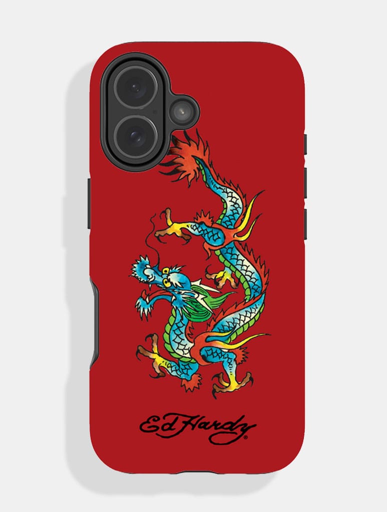 Ed Hardy x Skinnydip Red Dragon Ultra Protective iPhone Case Phone Cases Skinnydip London