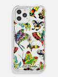 Ed Hardy x Skinnydip Tattoo Butterfly Shock iPhone Case Phone Cases Skinnydip London