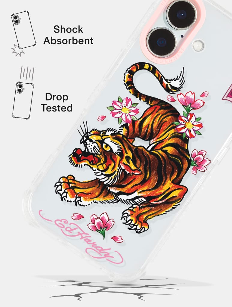 Ed Hardy x Skinnydip Tiger Shock iPhone Case Phone Cases Skinnydip London