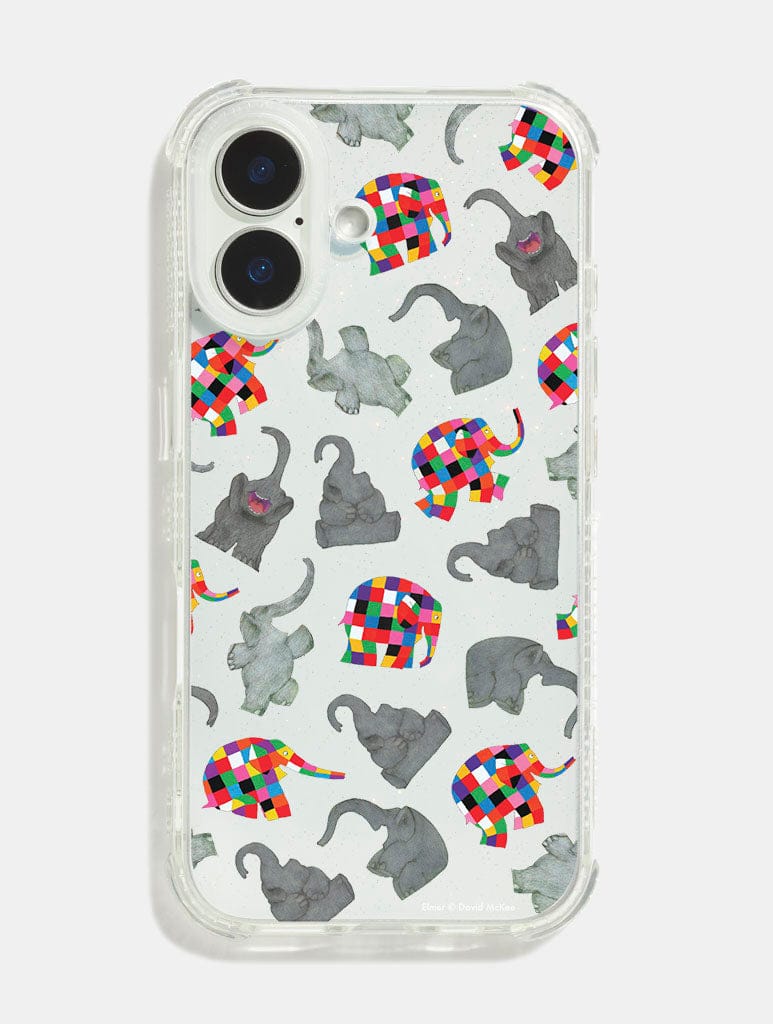 Elmer Grey & Multi Shock iPhone Case Phone Cases Skinnydip London