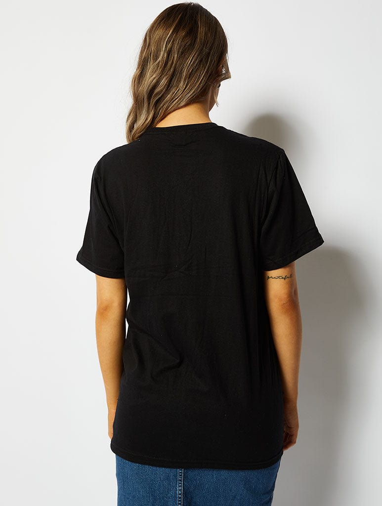 Emotional Baggage Black T-Shirt Tops & T-Shirts Skinnydip London