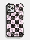 Eva Malley x Skinnydip Check Icon Shock iPhone Case Phone Cases Skinnydip London