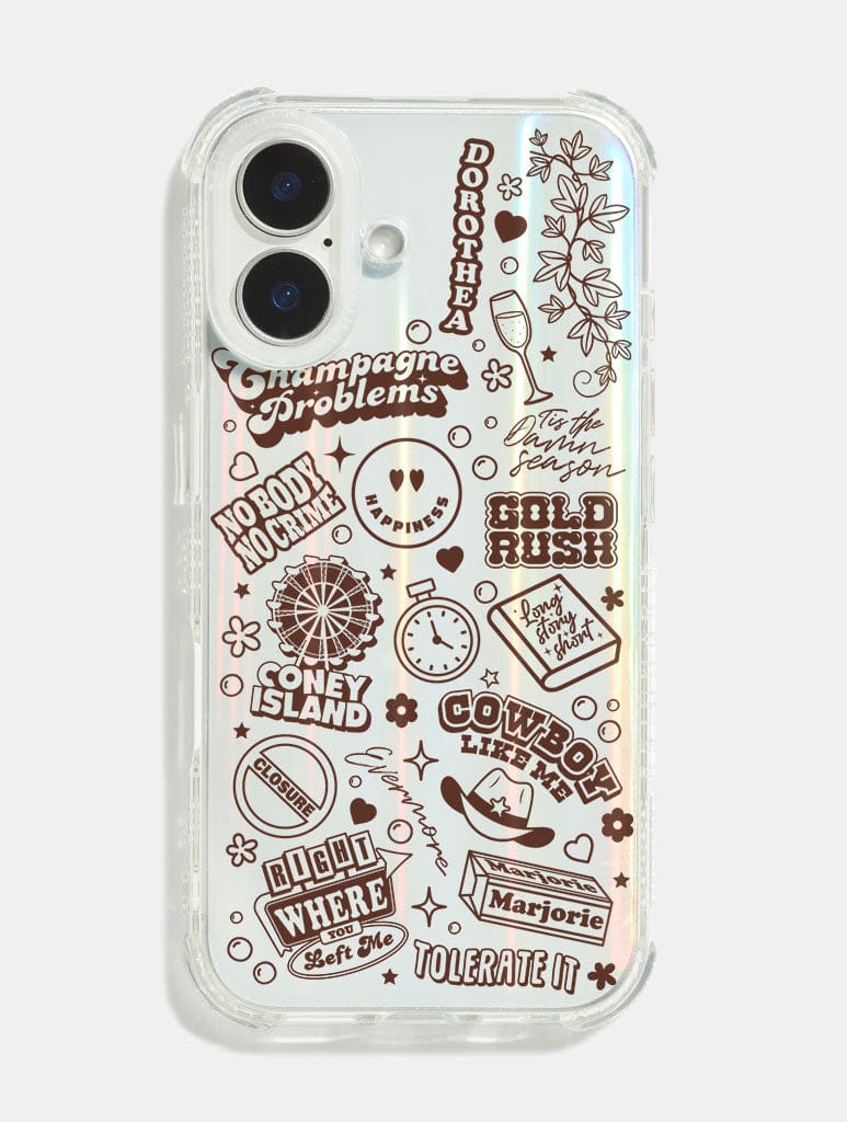 Evermore Shock iPhone Case Phone Cases Skinnydip London