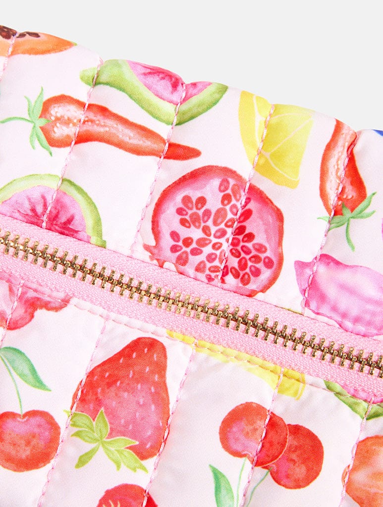 Exotic Flower Quilted Makeup Bag Set Makeup Bags & Wash Bags Skinnydip London