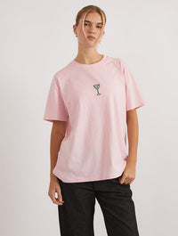 Fa La La La La T-Shirt In Pink Tops & T-Shirts Skinnydip London