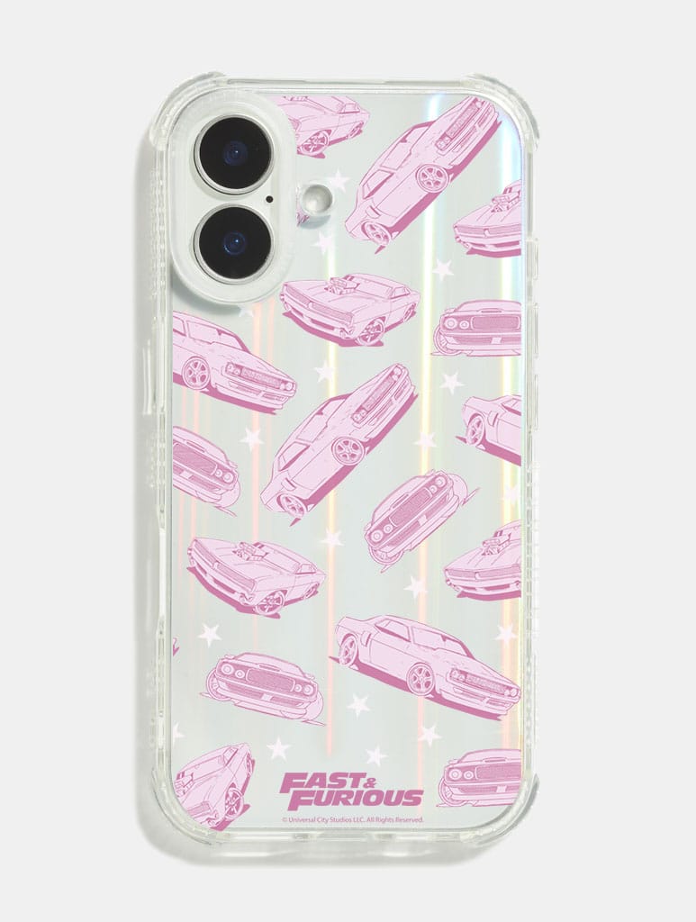 Fast & Furious x Skinnydip Pink Car Shock iPhone Case Phone Cases Skinnydip London
