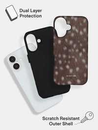 Fawn Dark Print Ultra Protective iPhone Case Phone Cases Skinnydip London