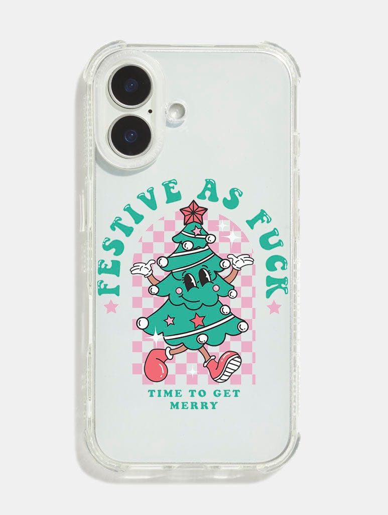 Festive as Fuck Shock iPhone Case Phone Cases Skinnydip London