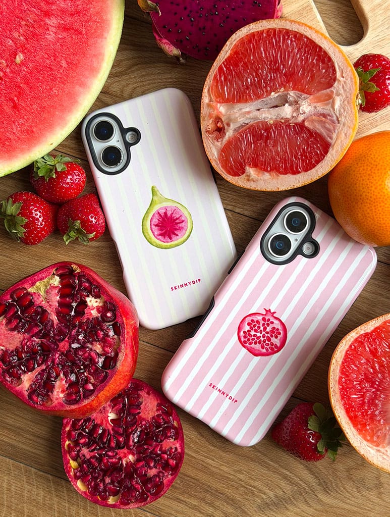 Fig Stripe Ultra Protective iPhone Case Phone Cases Skinnydip London