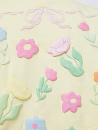 Flora Sweatshirt in Yellow Hoodies & Sweatshirts Skinnydip London