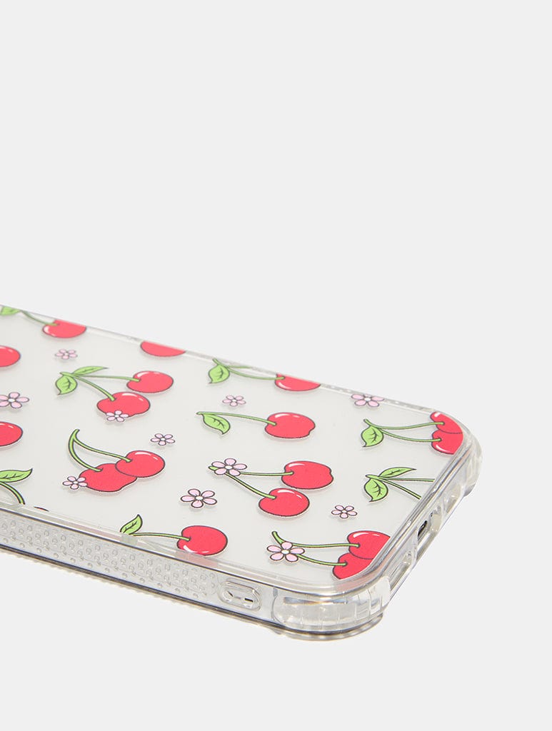 Floral Cherry Shock iPhone Case Phone Cases Skinnydip London