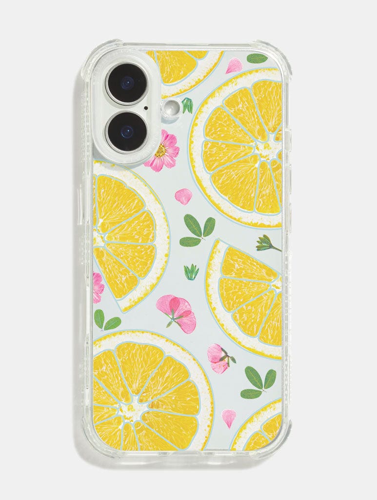Floral Lemon Shock iPhone Case Phone Cases Skinnydip London
