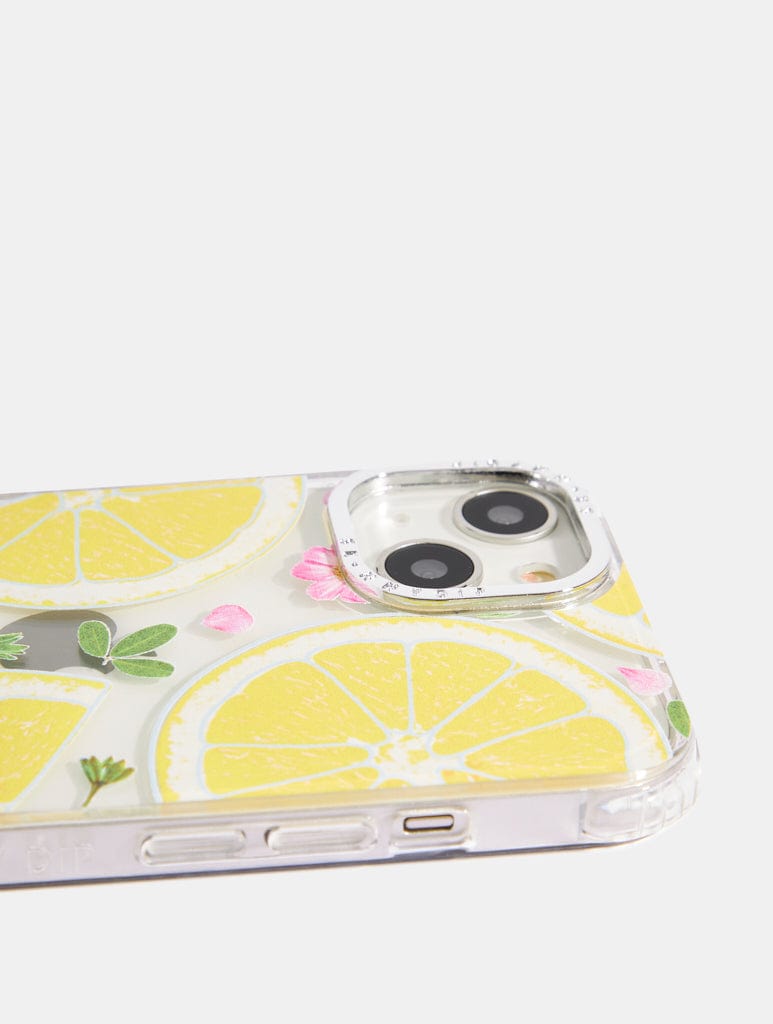 Floral Lemon Shock iPhone Case Phone Cases Skinnydip London