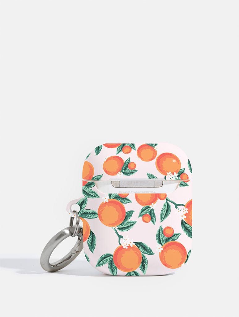 Floral Orange AirPods Case AirPods Cases Skinnydip London