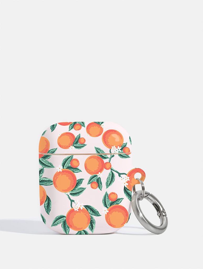 Floral Orange AirPods Case AirPods Cases Skinnydip London