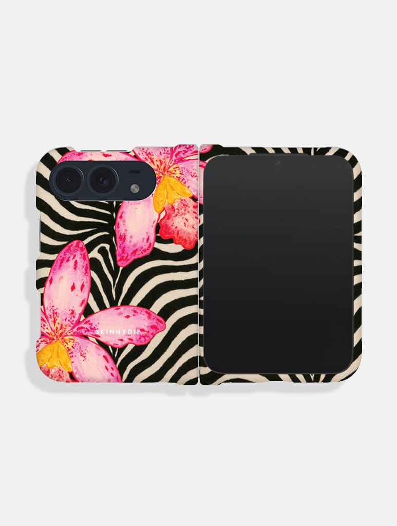 Floral Zebra Print Impact Resistant iPhone Duo Case Phone Cases Skinnydip London