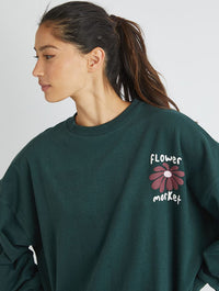 Flower Market Sweatshirt Hoodies & Sweatshirts Skinnydip London