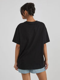 Forever A Belieber T-Shirt In Black Tops & T-Shirts Skinnydip London
