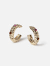 Freedom Gold Coloured Crystal Hoop Earrings Jewellery Freedom