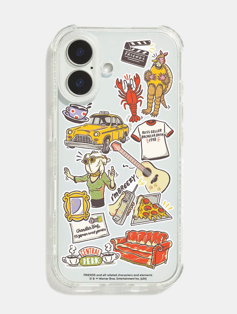 Friends x Skinnydip Sticker Shock iPhone Case Phone Cases Skinnydip London