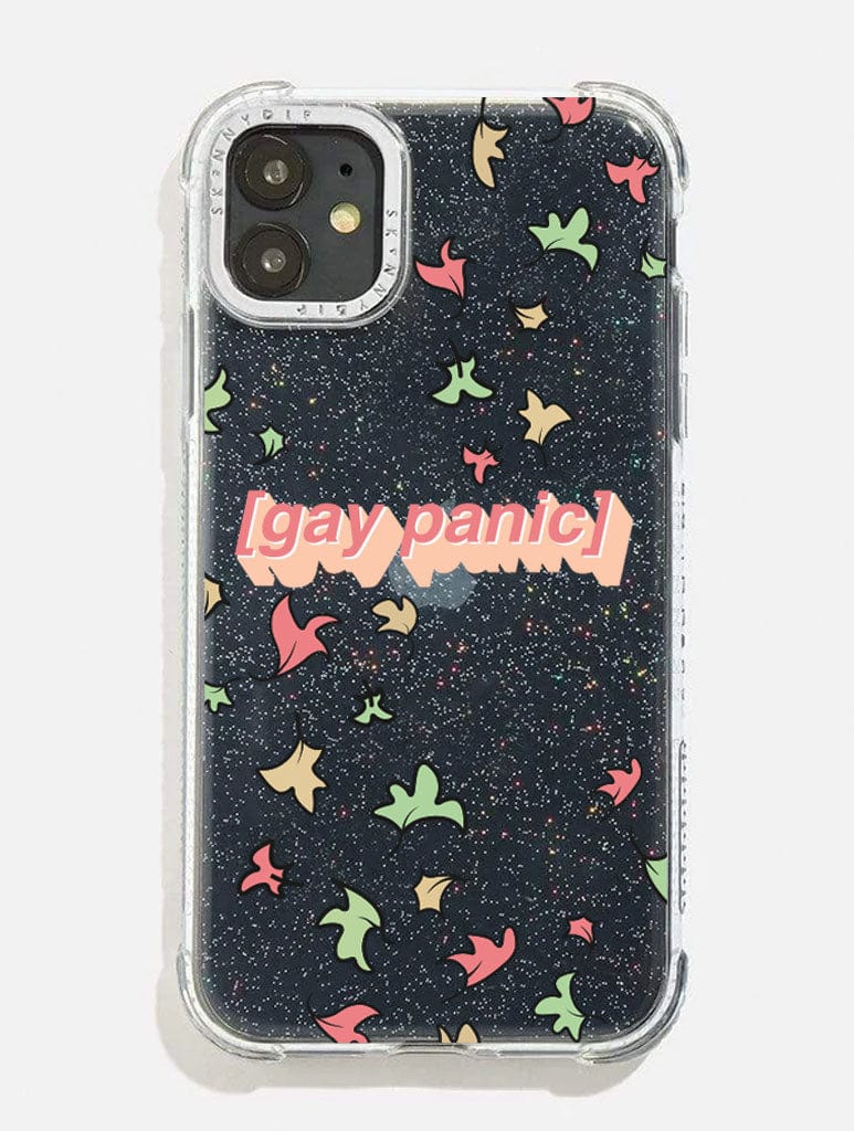 Gay Panic Heartstopper Glitter Shock iPhone Case Phone Cases Skinnydip London