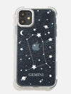 Gemini Celestial Zodiac Glitter Shock iPhone Case Phone Cases Skinnydip London