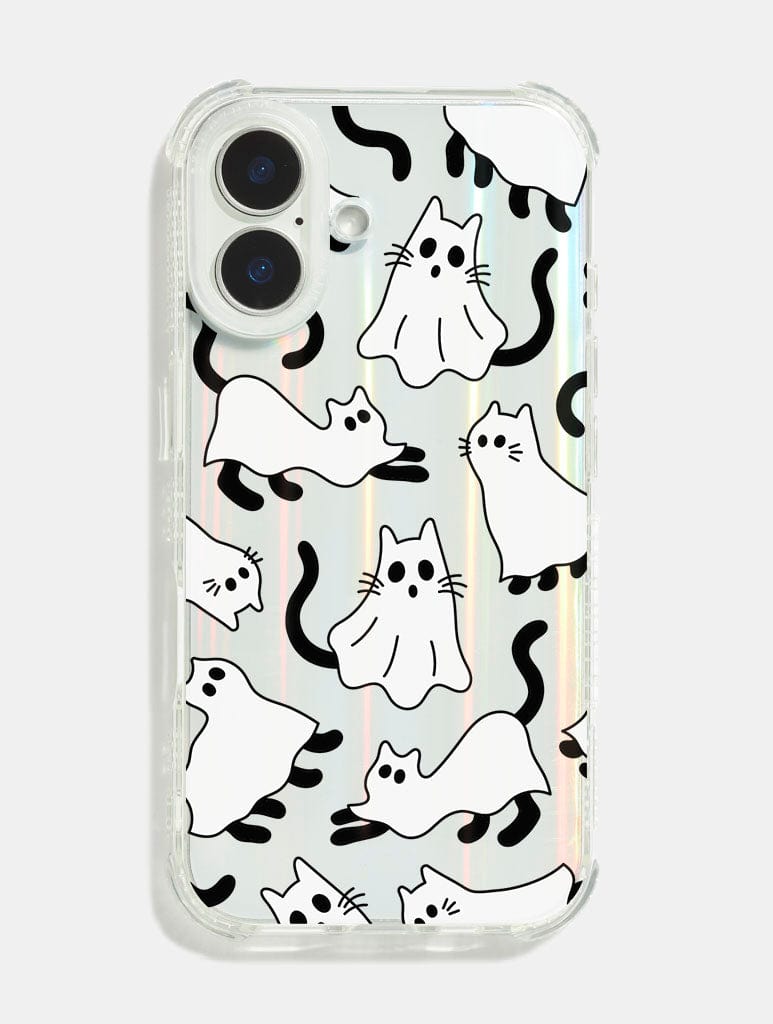 Ghost Cat Shock iPhone Case Phone Cases Skinnydip London