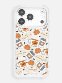 Gilmore Girls x Skinnydip Coffee Pattern Shock iPhone Case Phone Cases Skinnydip London