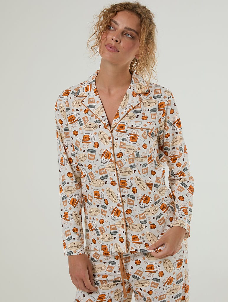 Gilmore Girls x Skinnydip Pyjama Set with Scrunchie Lingerie & Nightwear Skinnydip London